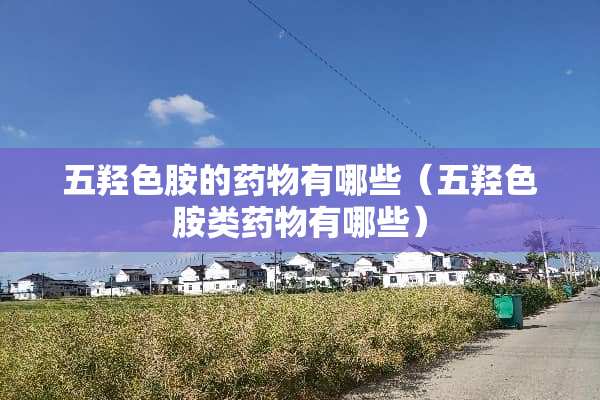 五羟色胺的药物有哪些（五羟色胺类药物有哪些）