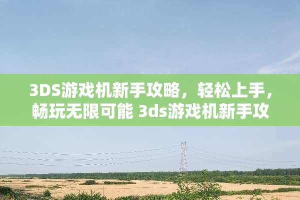 3DS游戏机新手攻略，轻松上手，畅玩无限可能 3ds游戏机新手攻略