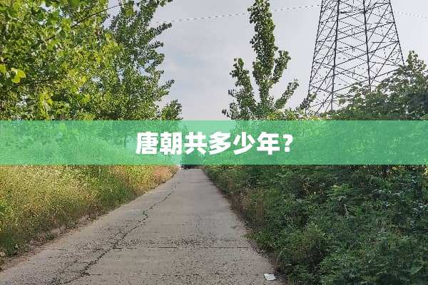 唐朝共多少年？