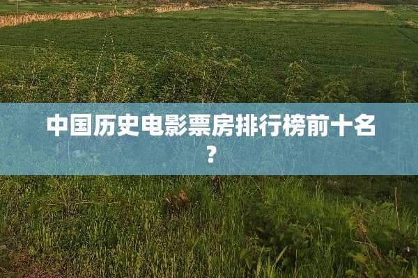 中国历史电影票房排行榜前十名？