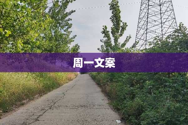 周一文案