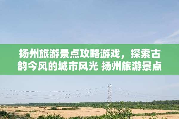 扬州旅游景点攻略游戏，探索古韵今风的城市风光 扬州旅游景点攻略游戏