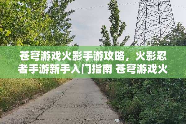 苍穹游戏火影手游攻略，火影忍者手游新手入门指南 苍穹游戏火影手游攻略