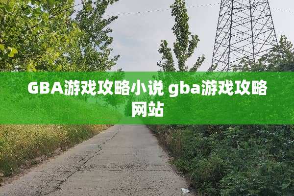 GBA游戏攻略小说 gba游戏攻略网站 GBA游戏攻略小说 gba游戏攻略网站