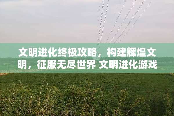 文明进化终极攻略，构建辉煌文明，征服无尽世界 文明进化游戏攻略