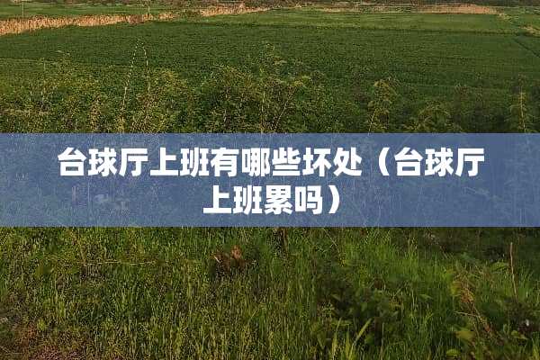 台球厅上班有哪些坏处（台球厅上班累吗）