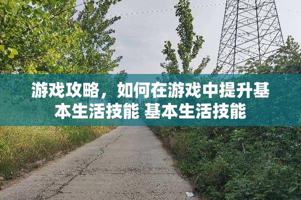 游戏攻略，如何在游戏中提升基本生活技能 基本生活技能