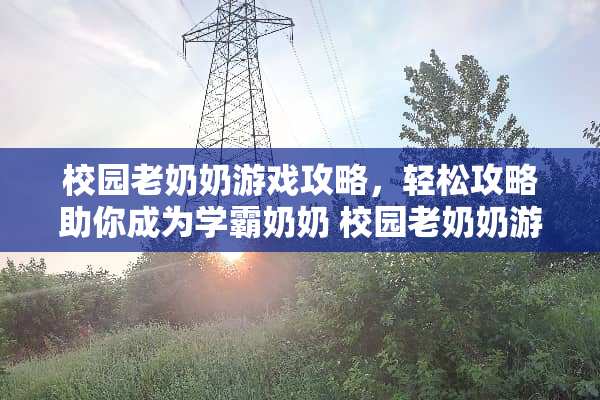校园老奶奶游戏攻略,轻松攻略助你成为学霸奶奶 校园老奶奶游戏攻略 校园老奶奶游戏攻略,轻松攻略助你成为学霸奶奶 校园老奶奶游戏攻略