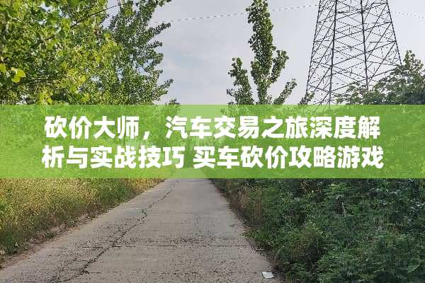 砍价大师,汽车交易之旅深度解析与实战技巧 买车砍价攻略游戏 砍价大师,汽车交易之旅深度解析与实战技巧 买车砍价攻略游戏