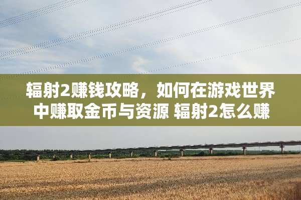 辐射2赚钱攻略,如何在游戏世界中赚取金币与资源 辐射2怎么赚钱攻略游戏 辐射2赚钱攻略,如何在游戏世界中赚取金币与资源 辐射2怎么赚钱攻略游戏
