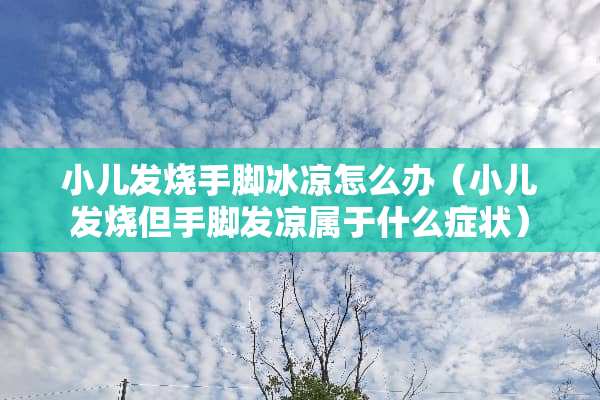小儿发烧手脚冰凉怎么办(小儿发烧但手脚发凉属于什么症状) 小儿发烧手脚冰凉怎么办(小儿发烧但手脚发凉属于什么症状)