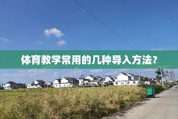 体育教学常用的几种导入方法？