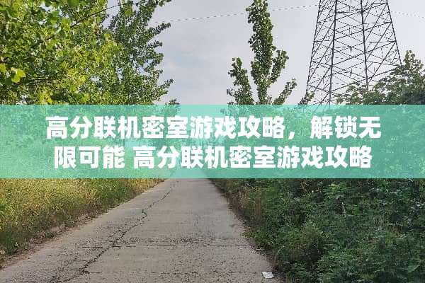 高分联机密室游戏攻略，解锁无限可能 高分联机密室游戏攻略