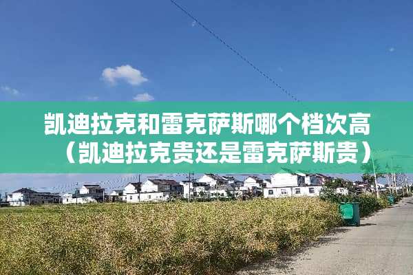 凯迪拉克和雷克萨斯哪个档次高(凯迪拉克贵还是雷克萨斯贵) 凯迪拉克和雷克萨斯哪个档次高(凯迪拉克贵还是雷克萨斯贵)