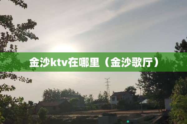 金沙ktv在哪里（金沙歌厅）