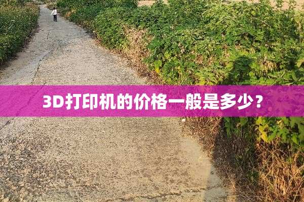 3D打印机的价格一般是多少？