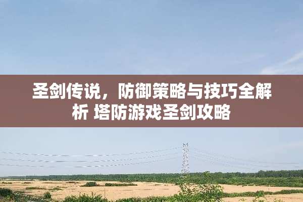 圣剑传说，防御策略与技巧全解析 塔防游戏圣剑攻略