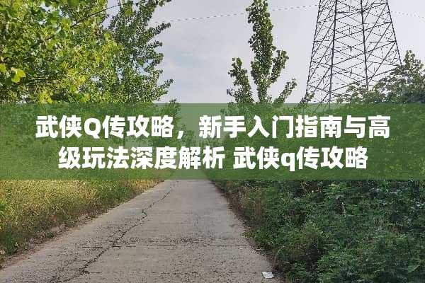 武侠Q传攻略，新手入门指南与高级玩法深度解析 武侠q传攻略