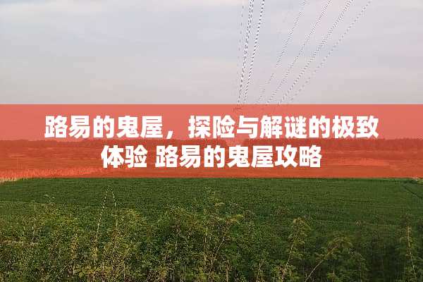 路易的鬼屋，探险与解谜的极致体验 路易的鬼屋攻略