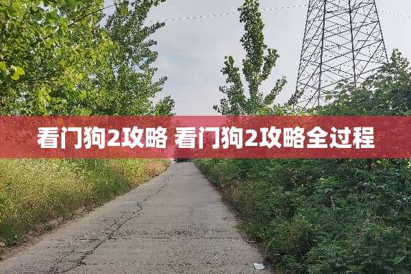 看门狗2攻略 看门狗2攻略全过程