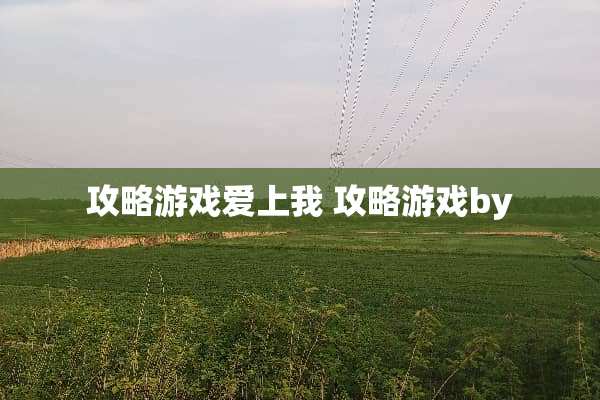 攻略游戏爱上我 攻略游戏by
