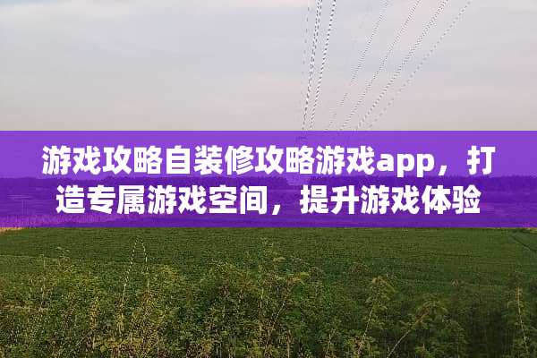 游戏攻略自装修攻略游戏app，打造专属游戏空间，提升游戏体验 自装修攻略游戏app