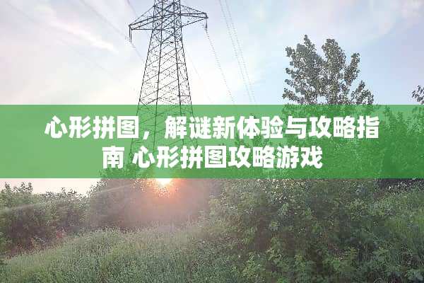 心形拼图，解谜新体验与攻略指南 心形拼图攻略游戏