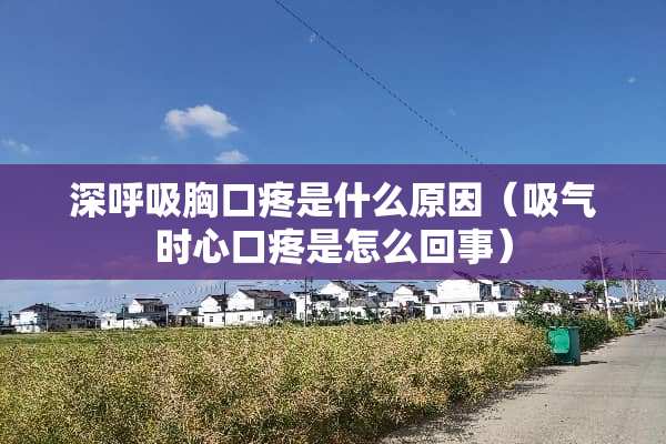 深呼吸胸口疼是什么原因（吸气时心口疼是怎么回事）