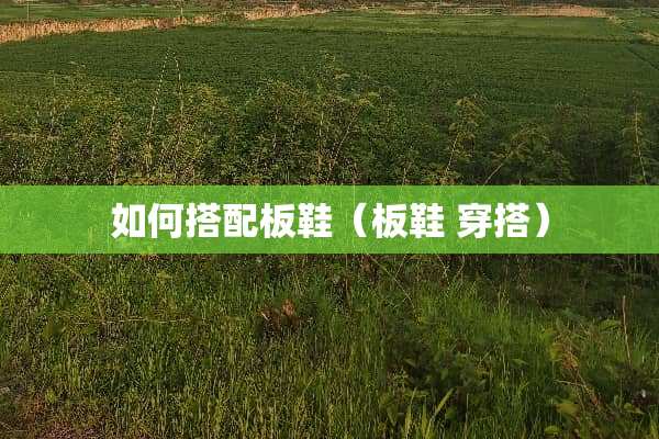 如何搭配板鞋（板鞋 穿搭）