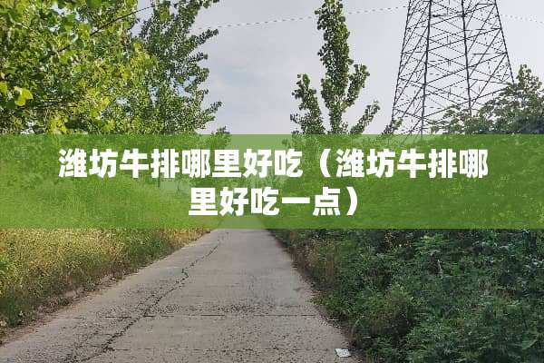 潍坊牛排哪里好吃（潍坊牛排哪里好吃一点）