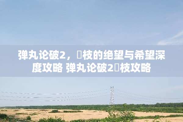 弹丸论破2,狛枝的绝望与希望深度攻略 弹丸论破2狛枝攻略 弹丸论破2,狛枝的绝望与希望深度攻略 弹丸论破2狛枝攻略