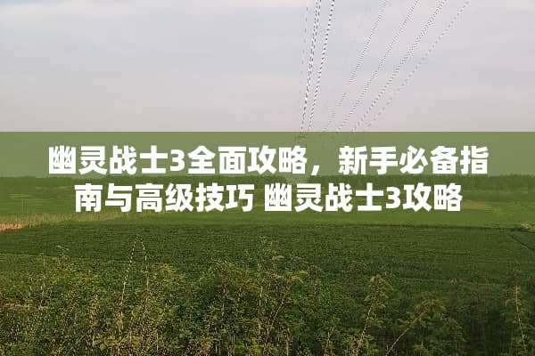 幽灵战士3全面攻略，新手必备指南与高级技巧 幽灵战士3攻略