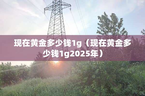 现在黄金多少钱1g(现在黄金多少钱1g2025年) 现在黄金多少钱1g(现在黄金多少钱1g2025年)