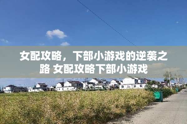 女配攻略，下部小游戏的逆袭之路 女配攻略下部小游戏