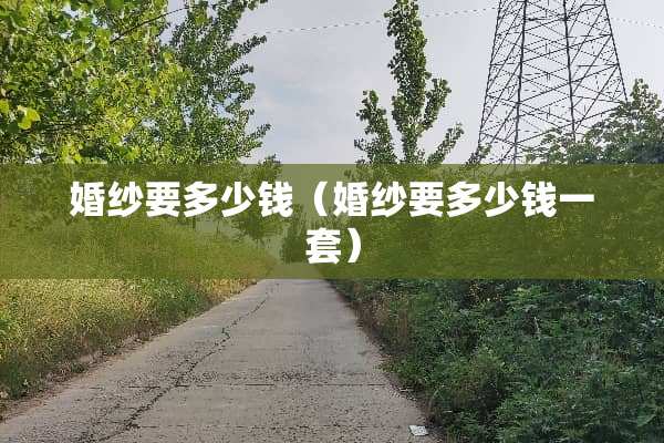 婚纱要多少钱(婚纱要多少钱一套) 婚纱要多少钱(婚纱要多少钱一套)
