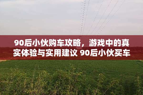 90后小伙购车攻略,游戏中的真实体验与实用建议 90后小伙买车攻略游戏 90后小伙购车攻略,游戏中的真实体验与实用建议 90后小伙买车攻略游戏