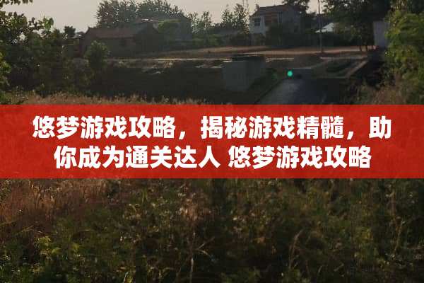 悠梦游戏攻略,揭秘游戏精髓,助你成为通关达人 悠梦游戏攻略 悠梦游戏攻略,揭秘游戏精髓,助你成为通关达人 悠梦游戏攻略