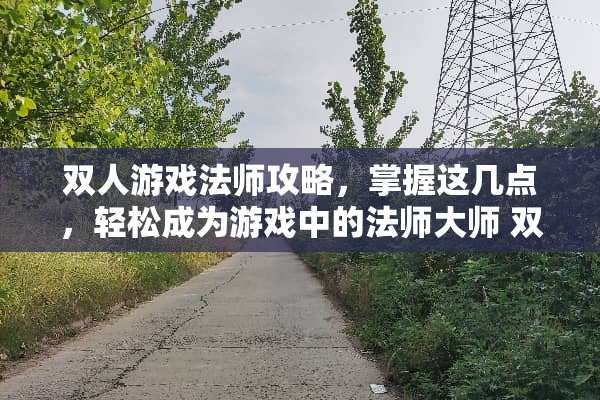 双人游戏法师攻略，掌握这几点，轻松成为游戏中的法师大师 双人游戏法师攻略