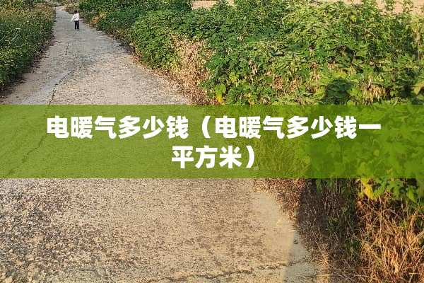 电暖气多少钱（电暖气多少钱一平方米）