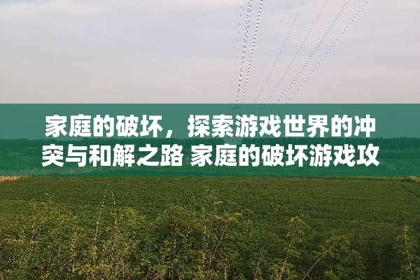 家庭的破坏,探索游戏世界的冲突与和解之路 家庭的破坏游戏攻略 家庭的破坏,探索游戏世界的冲突与和解之路 家庭的破坏游戏攻略