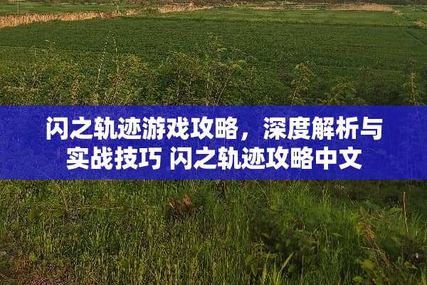 闪之轨迹游戏攻略，深度解析与实战技巧 闪之轨迹攻略中文