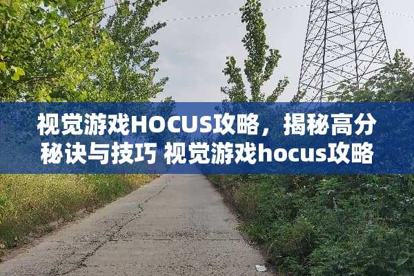 视觉游戏HOCUS攻略，揭秘高分秘诀与技巧 视觉游戏hocus攻略