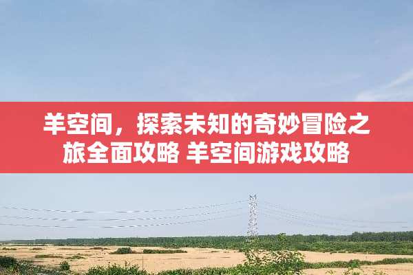 羊空间，探索未知的奇妙冒险之旅全面攻略 羊空间游戏攻略