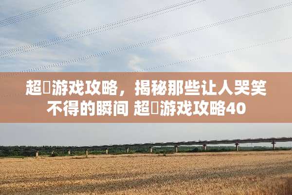 超囧游戏攻略,揭秘那些让人哭笑不得的瞬间 超囧游戏攻略40 超囧游戏攻略,揭秘那些让人哭笑不得的瞬间 超囧游戏攻略40