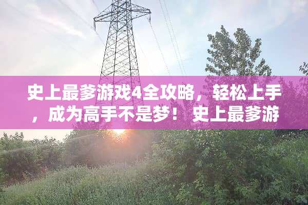 史上最爹游戏4全攻略，轻松上手，成为高手不是梦！ 史上最爹游戏4攻略