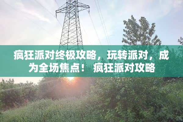 疯狂派对终极攻略，玩转派对，成为全场焦点！ 疯狂派对攻略