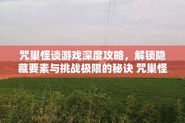 咒巢怪谈游戏深度攻略，解锁隐藏要素与挑战极限的秘诀 咒巢怪谈游戏攻略