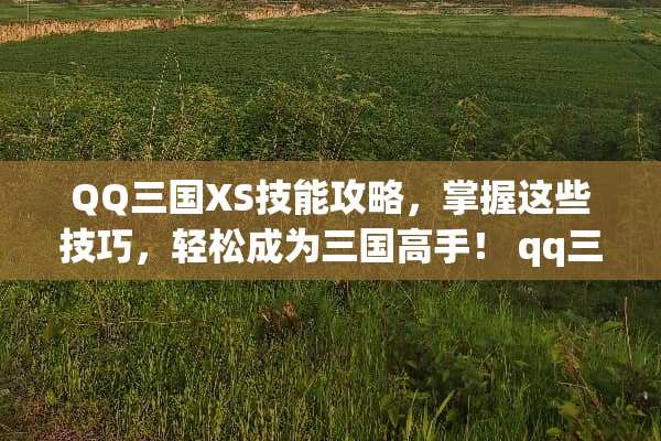 QQ三国XS技能攻略，掌握这些技巧，轻松成为三国高手！ qq三国xs技能