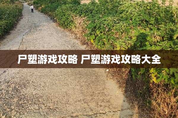 尸塑游戏攻略 尸塑游戏攻略大全