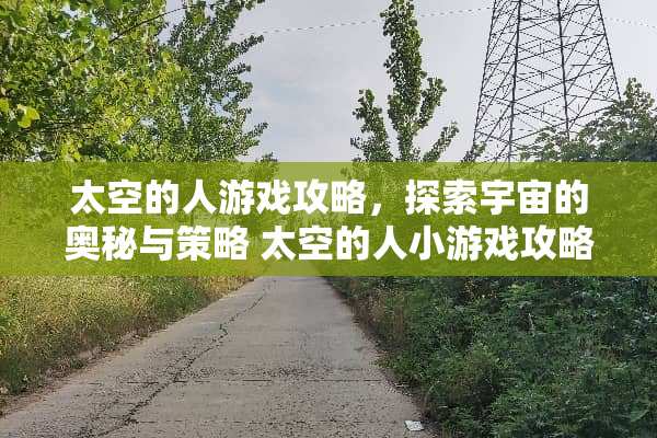 太空的人游戏攻略，探索宇宙的奥秘与策略 太空的人小游戏攻略